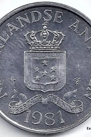 Nederlandse Antillen 1981 2,5 Cent Beatrix UNC Rabat