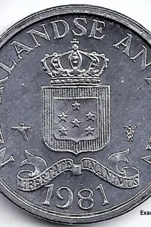 Nederlandse Antillen 1981 1 Cent Beatrix UNC Niska cena