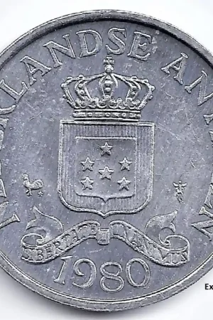 Ekspresowa dostawa Nederlandse Antillen 1980 2,5 Cent Beatrix UNC-