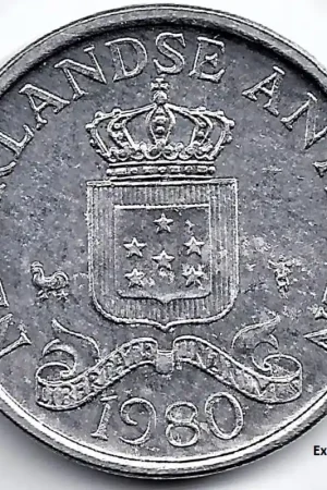 Nederlandse Antillen 1980 1 Cent Beatrix UNC Bezpieczna płatność