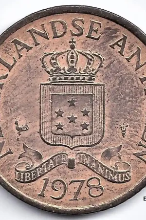 Nederlandse Antillen 1978 2,5 Cent Juliana P+ Szybka dostawa