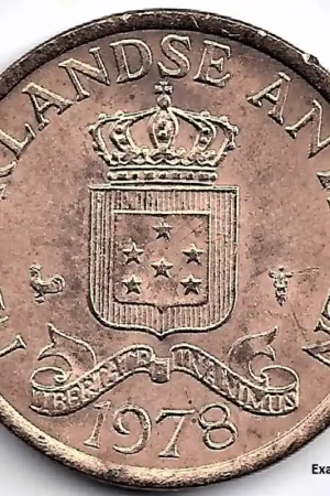 Ekspresowa dostawa Nederlandse Antillen 1978 1 Cent Juliana UNC-