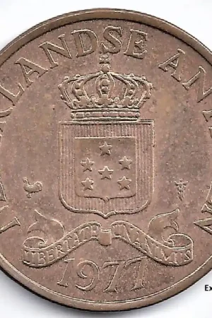 Nederlandse Antillen 1977 2,5 Cent Juliana UNC- Nowość