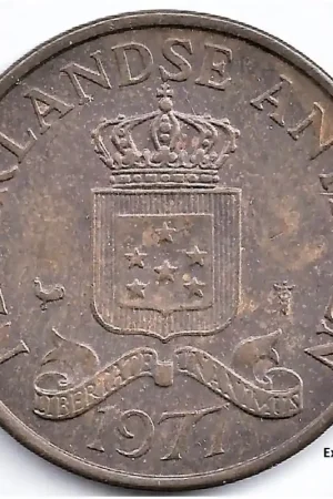 Niska cena Nederlandse Antillen 1977 2,5 Cent Juliana P