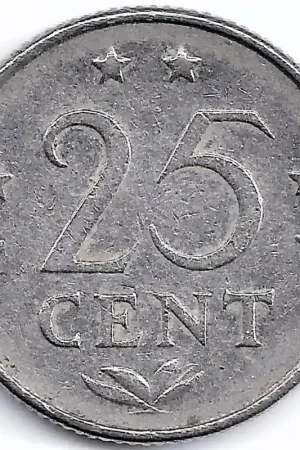 Nederlandse Antillen 1976 25 Cent Juliana P- Promocja