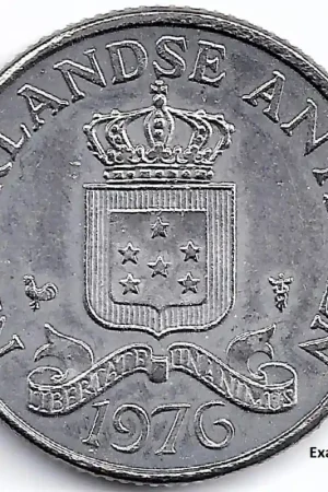 Nederlandse Antillen 1976 25 Cent Juliana P+ Tani