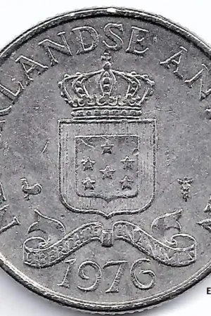 Oryginalny Nederlandse Antillen 1976 25 Cent Juliana P