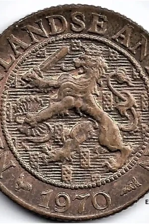 Bezpieczna płatność Nederlandse Antillen 1970 1 Cent Juliana P+ (oude type)