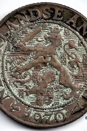 Nederlandse Antillen 1970 1 Cent Juliana F+ (oude type) Ekspresowa dostawa