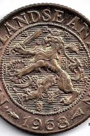 Tani Nederlandse Antillen 1968* 1 Cent Juliana UNC- (productie 1969)