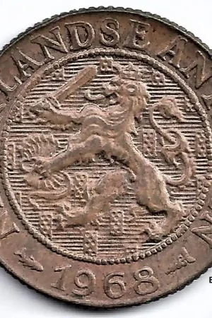 Popularny Nederlandse Antillen 1968 1 Cent Juliana P-