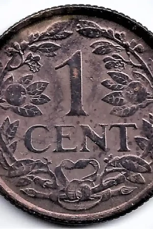 Nederlandse Antillen 1968 1 Cent Juliana P+ Popularny