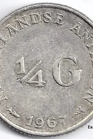 Najlepsza cena Nederlandse Antillen 1967* (1969) 25 Cent Juliana P-