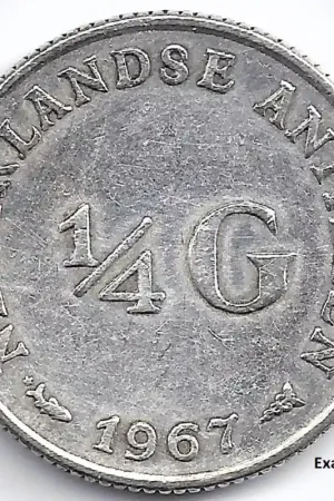 Nowość Nederlandse Antillen 1967 25 Cent Juliana P-