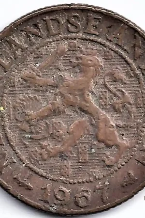 Nederlandse Antillen 1967 1 Cent Juliana ZF- Wysoka jakość