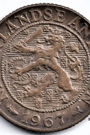 Nederlandse Antillen 1967 1 Cent Juliana ZF+ Szybka dostawa