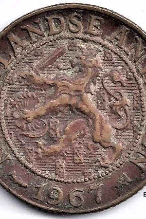 Niska cena Nederlandse Antillen 1967 1 Cent Juliana ZF