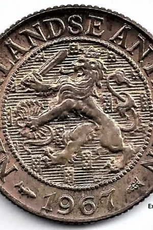 Rabat Nederlandse Antillen 1967 1 Cent Juliana UNC-