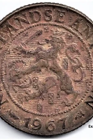 Wysoka jakość Nederlandse Antillen 1967 1 Cent Juliana F+