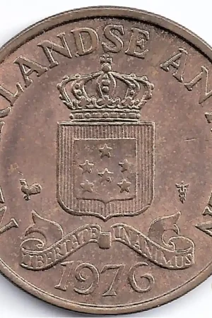 Tylko dziś Nederlandse Antillen 1976 2,5 Cent Juliana P+