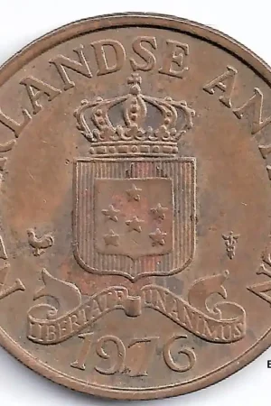 Nederlandse Antillen 1976 2,5 Cent Juliana P Rabat