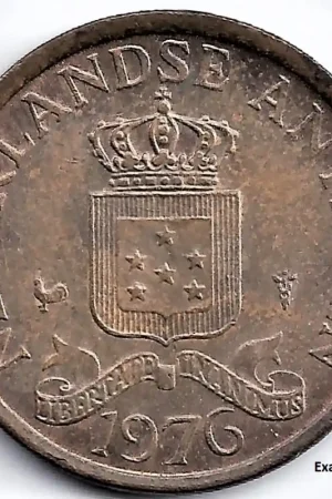 Niska cena Nederlandse Antillen 1976 1 Cent Juliana P+