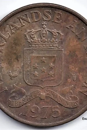 Nederlandse Antillen 1975 2,5 Cent Juliana ZF+ Premium