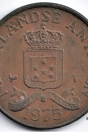 Nederlandse Antillen 1975 2,5 Cent Juliana ZF Premium