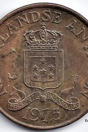 Nederlandse Antillen 1975 2,5 Cent Juliana P+ Zwrot pieniędzy