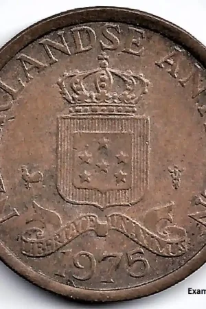 Wysoka jakość Nederlandse Antillen 1975 1 Cent Juliana ZF+
