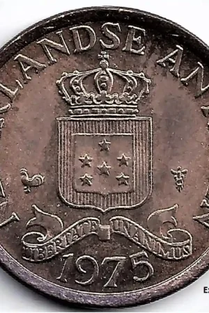 Zwrot pieniędzy Nederlandse Antillen 1975 1 Cent Juliana UNC