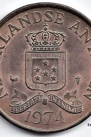 Tani Nederlandse Antillen 1974 2,5 Cent Juliana UNC-