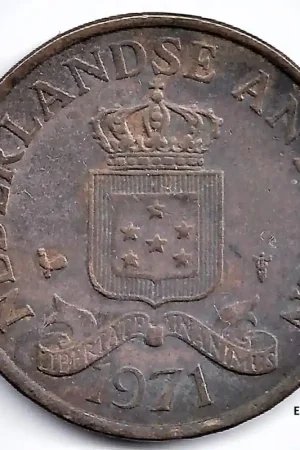 Nederlandse Antillen 1973 2,5 Cent Juliana ZF Wysoka jakość