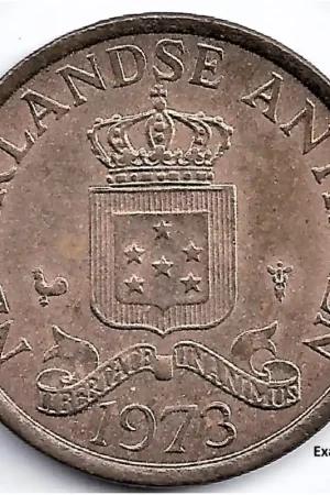 Darmowa dostawa Nederlandse Antillen 1973 1 Cent Juliana P+