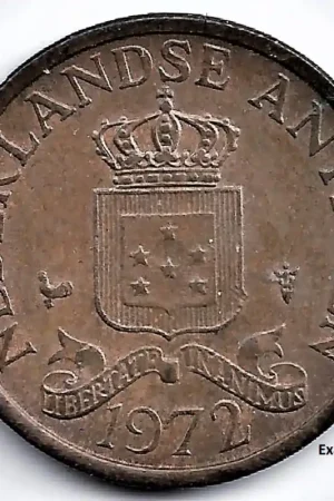 Bezpieczna płatność Nederlandse Antillen 1972 1 Cent Juliana P-