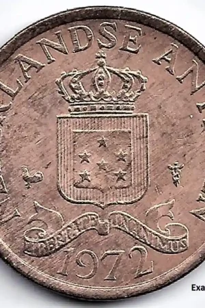 Nederlandse Antillen 1972 1 Cent Juliana P+ Zwrot pieniędzy
