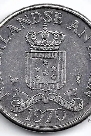 Promocja Nederlandse Antillen 1970 25 Cent Juliana UNC