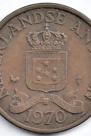 Darmowa dostawa Nederlandse Antillen 1970 2,5 Cent Juliana ZF