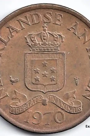 Nederlandse Antillen 1970 2,5 Cent Juliana P+ Oferta limitowana