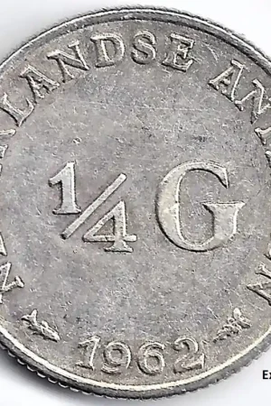 Nederlandse Antillen 1962 25 Cent Juliana ZF Promocja