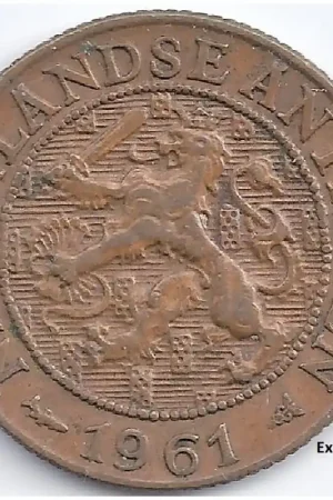 Nederlandse Antillen 1961 1 Cent Juliana ZF+ Wysoka jakość