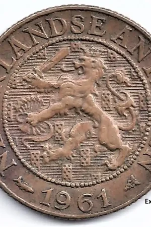 Nederlandse Antillen 1961 1 Cent Juliana ZF Tani