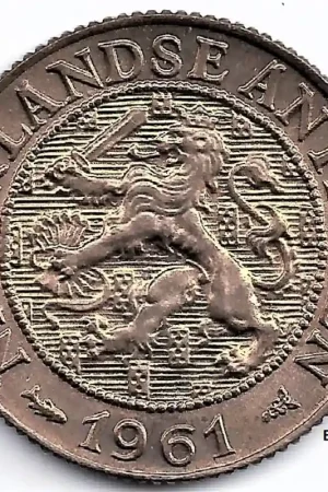 Nederlandse Antillen 1961 1 Cent Juliana UNC- Wysoka jakość