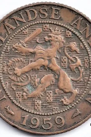 Nederlandse Antillen 1959 2,5 Cent Juliana ZF- Tylko dziś