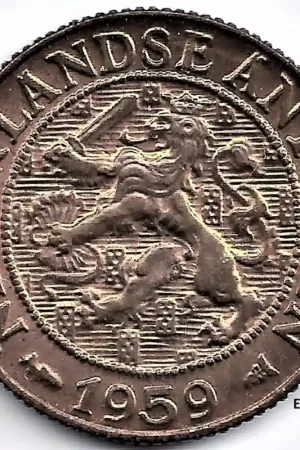 Promocja Nederlandse Antillen 1959 1 Cent Juliana P+