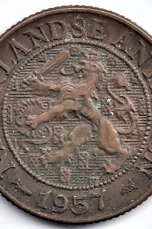 Nederlandse Antillen 1957 1 Cent Juliana ZF- Popularny