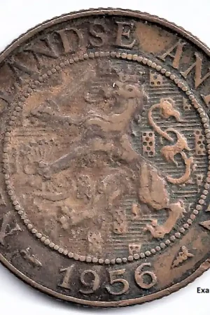 Ostatnia szansa Nederlandse Antillen 1956 2,5 Cent Juliana ZF-