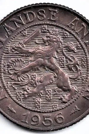 Oferta Nederlandse Antillen 1956 2,5 Cent Juliana P+