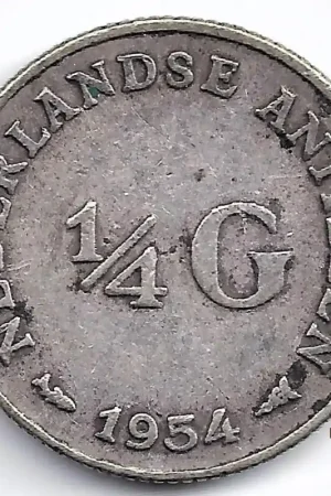 Nederlandse Antillen 1954 25 Cent Juliana ZF Ostatnia szansa