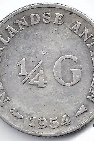 Nederlandse Antillen 1954 25 Cent Juliana F+ Ostatnia szansa